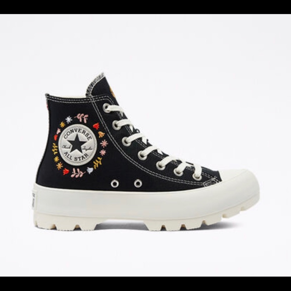 “It’s Okay to Wander” Chuck Taylor Lugged Hightops